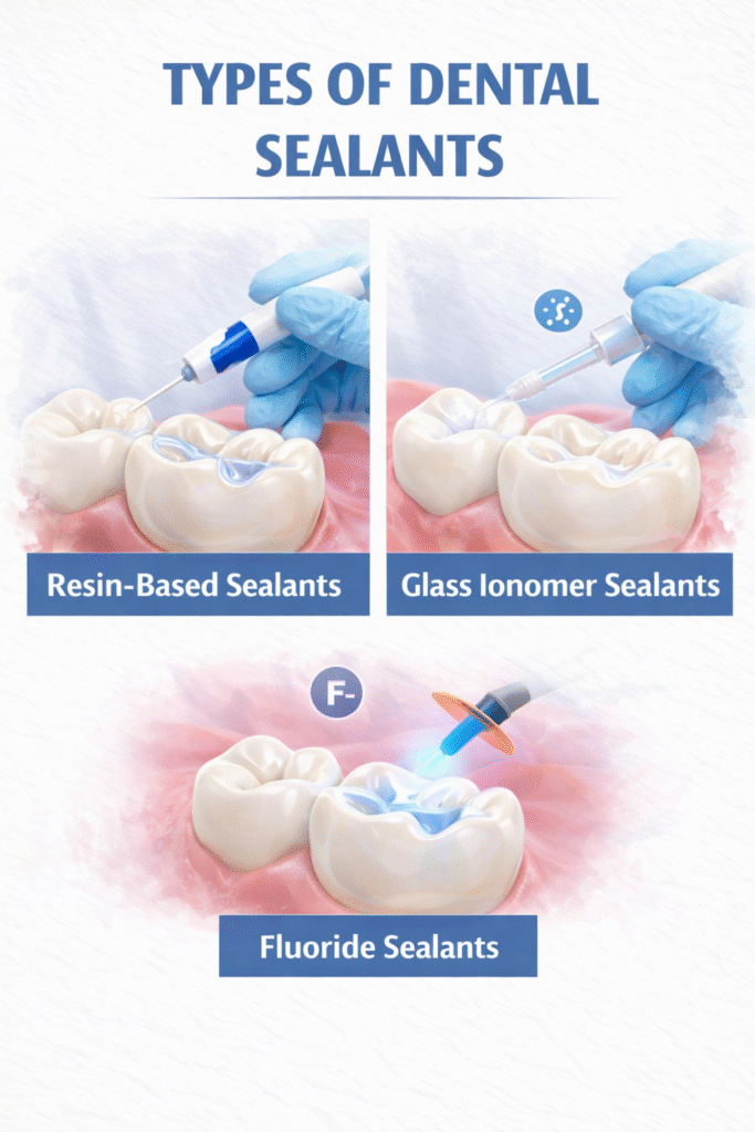 Dental sealants: cost, types of dental sealants