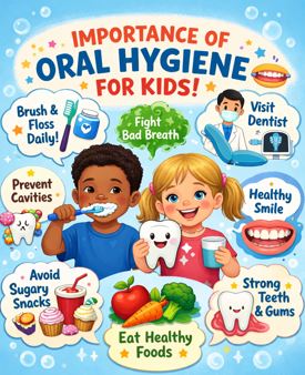 Importance of oral hygiene for kids