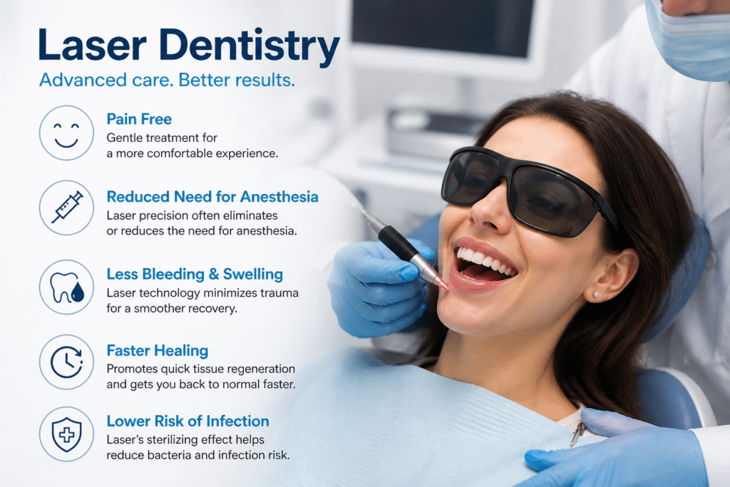 Benefits of laser dentistry
