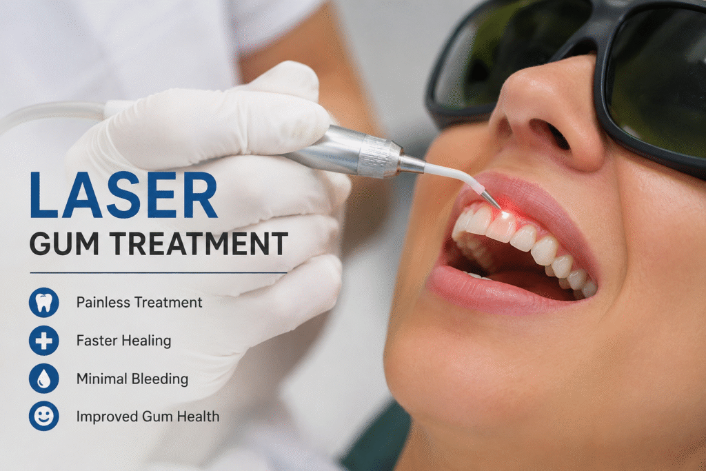 Looking for advanced and painless laser gum treatment in Vijayawada?