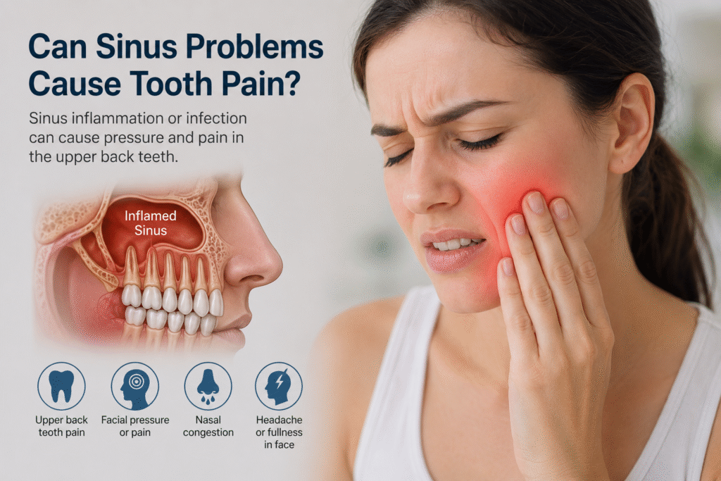 can sinus infection cause tooth pain?