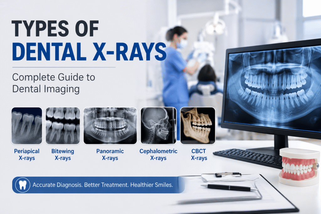 Different Types of dental x-rays 