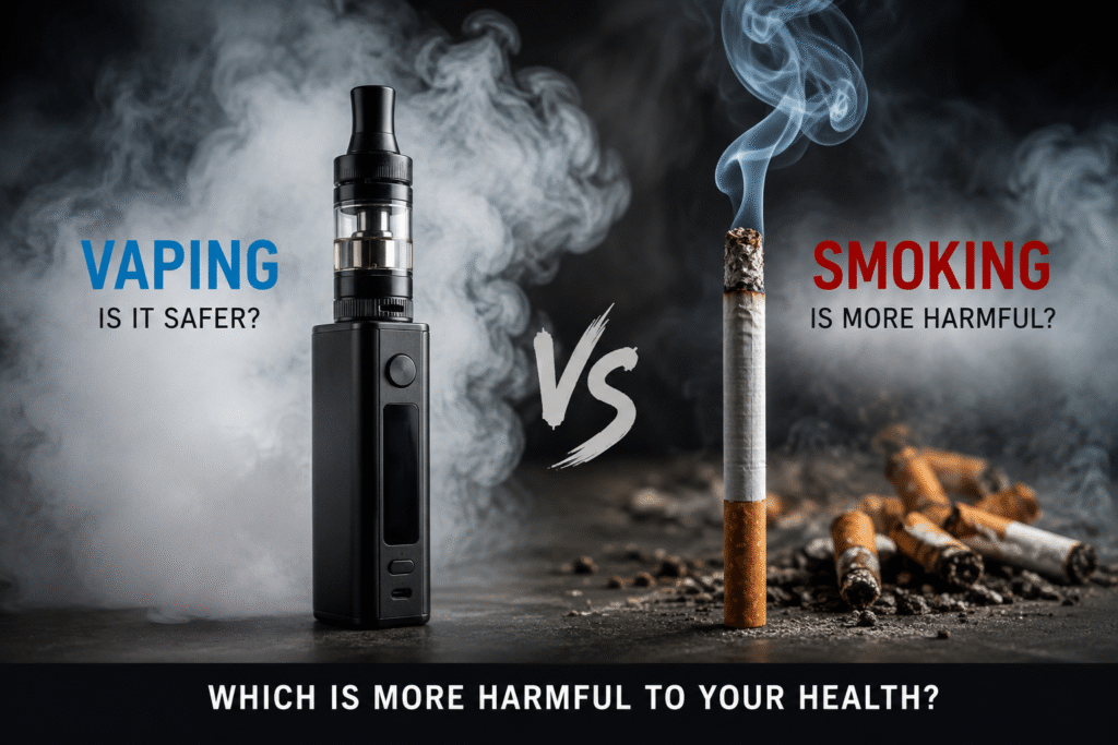 Vaping vs smoking which is more harmful ?